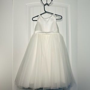 Toddler girls floor length special occasion dress